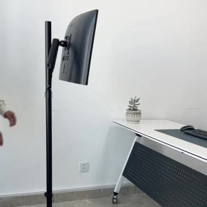 Computer Monitor Holder Arm Portable PC Monitor Stand Mobile Horizontal and Vertical Rotating Mechanical Hover Arm No Drilling Required 17-32inch PC Monitor Stand Laptop Stand Rack
