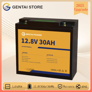 Gentai 12V 30Ah LiFePO4 Lithium Battery for Mobility Scooter Power Wheels Wheel Chair 3000+ Deep Cycle Rechargeable Battery