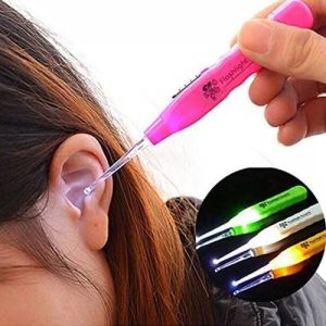 BUY 1 TAKE 1 - LED Flashlight Ear Pick Wax Remover – Reusable Ear Cleaner Tool for Safe & Easy Earwax Removal