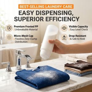 Laundry Detergent Dispenser Airtight Storage Box Large Capacity Moisture Proof Soap Powder Container Portable Sealed Kitchen Home Organizer