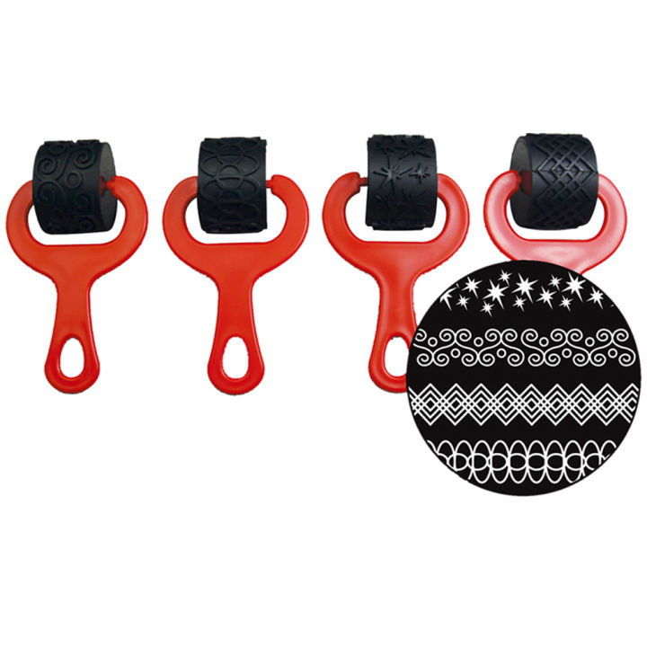 ชุดลูกกลิ้งแป้งโดว์ และทาสีสร้างสรรค์ 4 ชิ้น *แบรนด์ Creative Spot