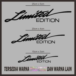 STIKER LIMITED EDITION (STIKER MOTOR / STIKER MOBIL)