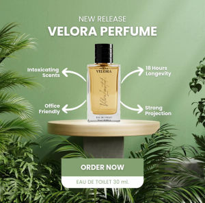 น้ำหอม VELORA Perfume Velora (เวโรร่า) กลิ่น perica (เพอร์ริก้า) บรรจุ30 ML. หัวน้ำหอมนำเข้า จากฝรั่งเศษ
