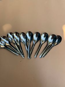 Combo 10 muỗng canh bầu inox cao cấp chuyên dùng nhà hàng quán ăn gia đình