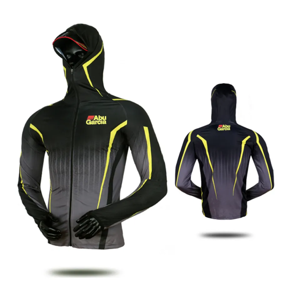 Fishing jacket UV Sun Protection Clothing Jacket Sunscreen Men's New Sports  Fishing Hooded XS-3XL