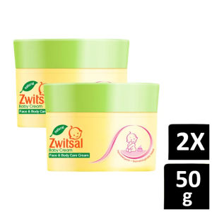[Paket isi 2] Zwitsal Baby Face & Body Care Cream 50gr - Krim Bayi