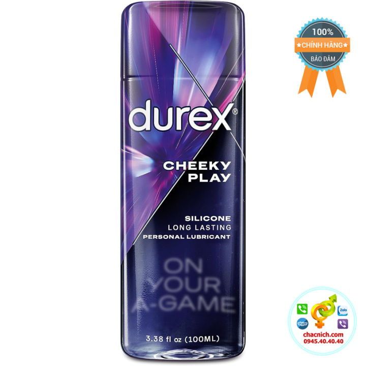 Gel bôi trơn gốc Silicone Durex Cheeky Play 100ml