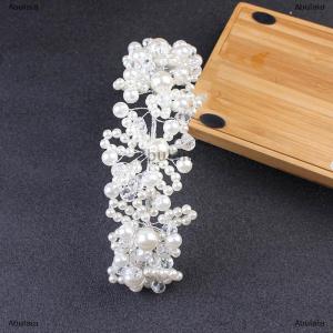 [COD] Abulaia Bridal Wedding Headband Flower Tiara Crown Rhinestone Hair Band