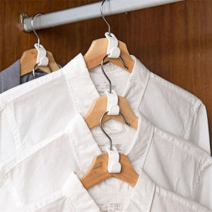 <Malaysia Stock>Clothes Hanger Connector Buckle Hooks Cascading Plastic Wardrobe Coat Organizer Rack Holder Space Saving for Closet