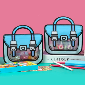 5pcs | Window Plastic Self-sealing Candy Bags Candy Bags for Birthday Party Loot Bag