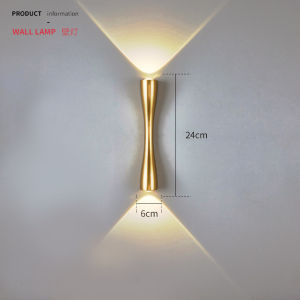 รูปแบบใหม่ศิลปะ IP65โคมไฟบ้านที่ทันสมัยตกแต่งเชิงเทียนอลูมิเนียมโคมไฟ6วัตต์ LED แสงในร่มโคมไฟติดผนังโคมไฟ Led