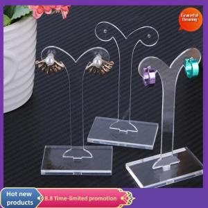 Graceful Acrylic Stud Dangle Earrings Display Rack Stand Jewelry Hanger Organize Holder