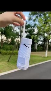 Mini Foldable Umbrella 6 Bone Flat UV Protection UPF50+ Payung Lipat Mini Portable Travel Friendly Pocket Umbrella