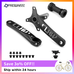 PROWHEEL 104BCD 170mm Mountain Bike Crankset Aluminum Alloy With Bottom MTB Bicycle Crank With BB 1/2x10/11 Speed bike parts