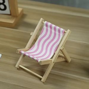 Sacesr Nordic WoodenChair Figurines Modern Designer Desktop Doll Beach Chair Support Frame Photography Prop Decoration FYFM 9Y3K6