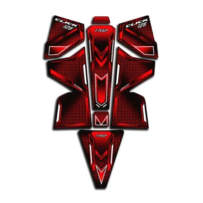 inner fairings sticker for honda click 125i v3 v4 vario 125 motorcycle decals