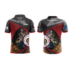 5GS Security Tactical Operations Unit Security 3D polo shirt (free custom name)