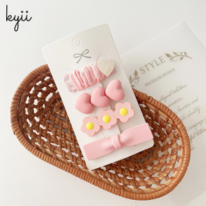 KYII Children girl hair clips Korean baby Cute Hair accessories 102a010