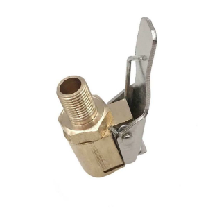 Air Chuck Heavy Duty Car Accessories Open Flow Straight Lock On Tire Chuck with Clamp Barb for Inflator Gauge Compressor