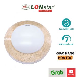 Đèn ốp trần trang trí ban côngphòng vệ sinhcầu thang 24-36W phi 32cm ốp nổi tròn Thương hiệu LONstar