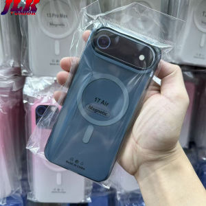 [JLK] Ultra Thin for MagSafe Hard PC HD Transparent Magnetic Case For iPhone 18 ProMax 17 Air 16 15 14 13 12 Pro Max Plus Wireless Charge Clear Back Cover