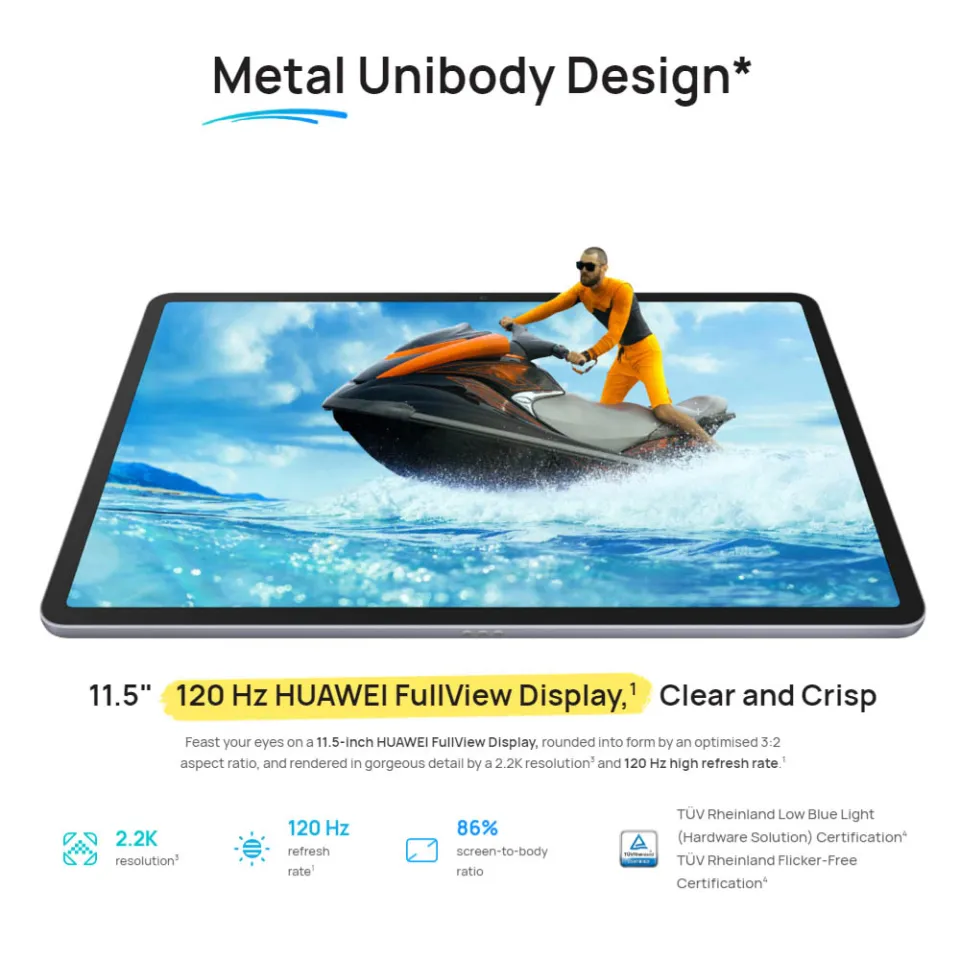 Huawei Matepad 11.5” (Wi-Fi) Tablet | 8GB RAM + 128GB ROM