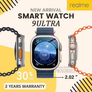【New Listing】Realme Watch 9 Ultra Smart Watch 2.02 Inch Big Touch Screen Sport Watch IP68 Waterproof Blood Oxygen Monitor for Android IOS Heart Rate Blood Pressure Sleep Monitoring Bluetooth Call SMS Reminder Original Branded SmartWatches for Men Women