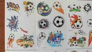 Awinmay Glow in the Dark Soccer Temporary Tattoos for Kids 60Pcs Sport Party Favors for Boys and Girls Goodie Bag Stuffers Sports Fan Makeup for Game Day & Soccer Birthday Party Decorations