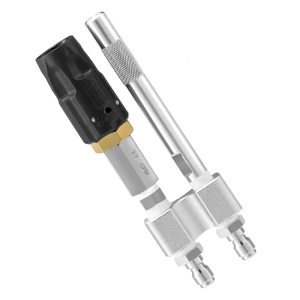 Adjustable Downstream Soft Wash Nozzle for Roofs Exterior Walls Decks Fences Gardens Adjustable for Pressure Washers