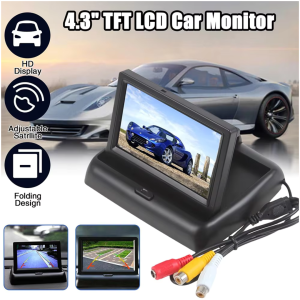 BARU AUTONET Layer Monitor Parkir Mobil Lipat LCD 4.3 Inch Foldable Rear View TFT - AU43