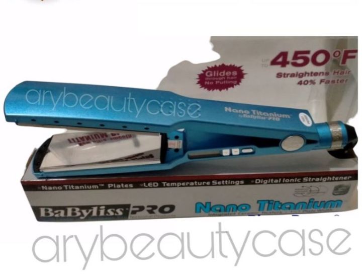 Catok Rambut Babyliss Pro 2512 Babyliss Pro Nano Titanium Biru