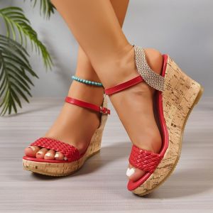 Free Shipping 2026 Summer New WomenS Wedge Sandals Versatile And Comfortable Perfect For Outdoor Wear