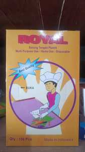 Sarung Tangan Plastik Royal Isi 100 Pcs