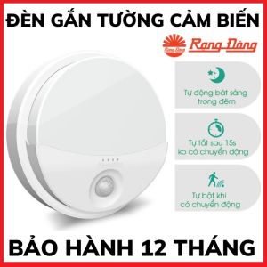 Đèn gắn tường cảm biến 15w Rạng Đông - GT16.PIR 180/15W