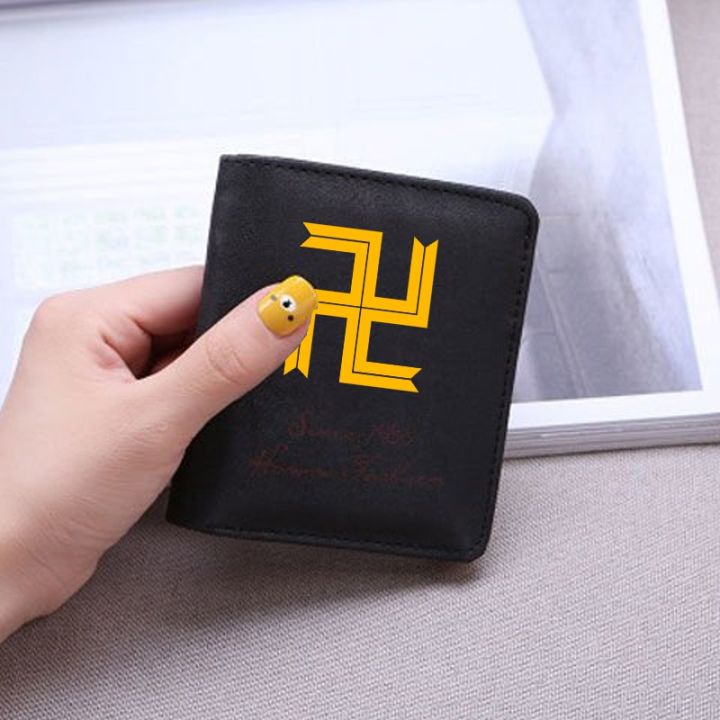 Ví ngắn đen cầm tay in hình LOGO TOKYO MANJI TOKYO REVENGERS anime ...