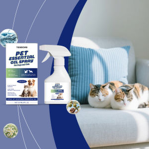【Ready Stock】Yegbong Essential Oil Spray – Flea & Mosquito Repellent for Dogs and Cats Natural Plant-Based Formula Soothes Itching & Keeps Pests Away Daily Care Mist 237ml