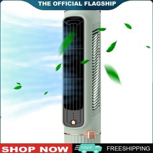 【New Arrival】 Tower Fan USB ชาร์จเครื่องปรับอากาศแบบพกพาพัดลมพัดลมฤดูร้อนไร้สายแฟนโต๊ะทำงานไร้สายสำหรับโฮมออฟฟิศ