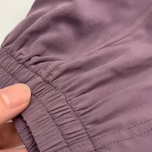 Lulu Yoga Mới dây rút quần thể thao cạp cao cho nữ Quần bảo vệ khỏi ánh mặt trời nhẹ buộc mắt cá chân Quần thể dục