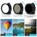 JJC EF-EOS R Mount Adapter with UV ND CPL Filters for Canon EOS EF/EF-S Lens to R Mount Camera Compatible with R100 R50 R10 R8 R7 R6 R6 Mark II R5 R5C R3 RP R. 