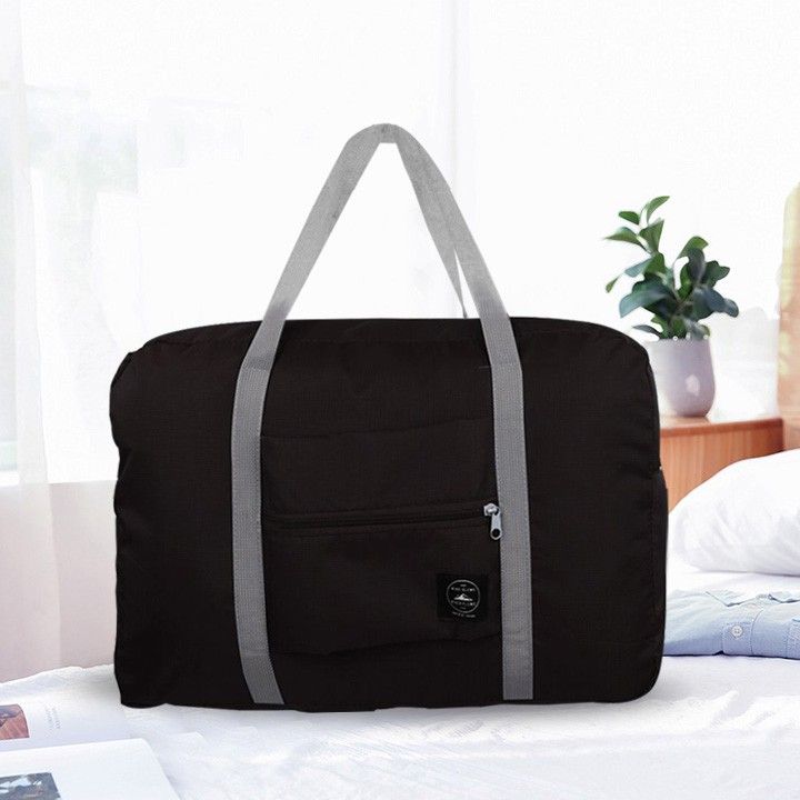 Borsa da palestra pieghevole in nylon Z-Gadget, grande capacità, impermeabile, ideale per viaggi e per riporre e organizzare i vestiti.
_voghion.com