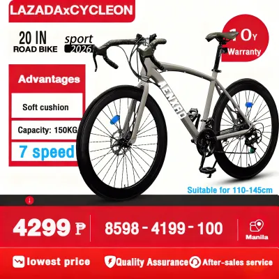 AENXRD Road Bike 20/26 inch adult bike 700CC fixed weight 200kg Stress-resistant steel Suspension-Driven