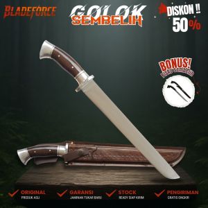 Golok Sembelih Straight - HSS Sarung Kulit