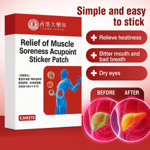 Liver Protection Patch Milk Thistle Ginseng Buddhas Hand Herbal Blend Natural Liver Detox Patch Health Herbal Remedy Sticker