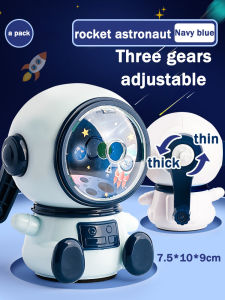 Astronaut cartoon pencil sharpener three-speed adjustable automatic lead-in hand-cranked sharpener