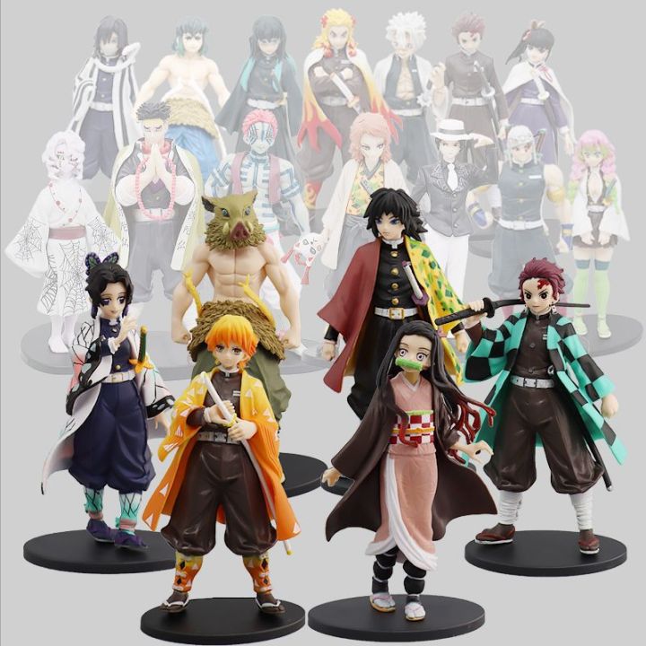 Demon Slayer Kimetsu No Yaiba Figures Anime Handmade Model Figurines ...