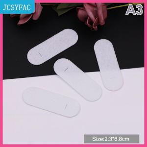 JCSYFAC 100pcs hình bầu dục không dệt xé thả snap clip miếng đệm hình chữ nhật cảm thấy miếng vá appliques cho hình chữ nhật kẹp tóc phụ kiện