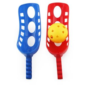 XYAX Ném và bắt Bộ đồ chơi bóng Scoop Ball Hoạt động trò chơi Cha mẹ-Con cái Đồ chơi bắt bóng Sáng tạo Bãi biển mùa hè Trẻ em chơi trò xúc bóng Sân sau có bãi cỏ