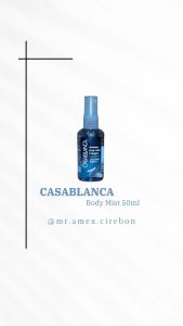 casablanca parfum ( aqua 50 ml ) body mist cologne
