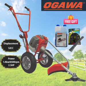 Ogawa LT20N Lawn Mower Hand Push Wheel Brush Cutter 52CC Heavy Duty Tiller Cultivator []