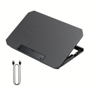 Gaming Laptop Cooling Pad with 2 Fan 2 USB Port Tablets Stand For Notebook Cooling Pad Adjustable Holder Bracket
